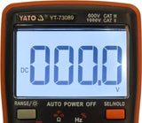 Skaitmeninis daugiafunkcinis testeris | TRUE RMS | (9999 AUTO LCD (YT-73089)