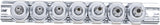 Įpresuotų antgalių rinkinys | 10 mm (3/8") | T-Star su skyle (Torx) T15 - T50 | 7 vnt. (9341)