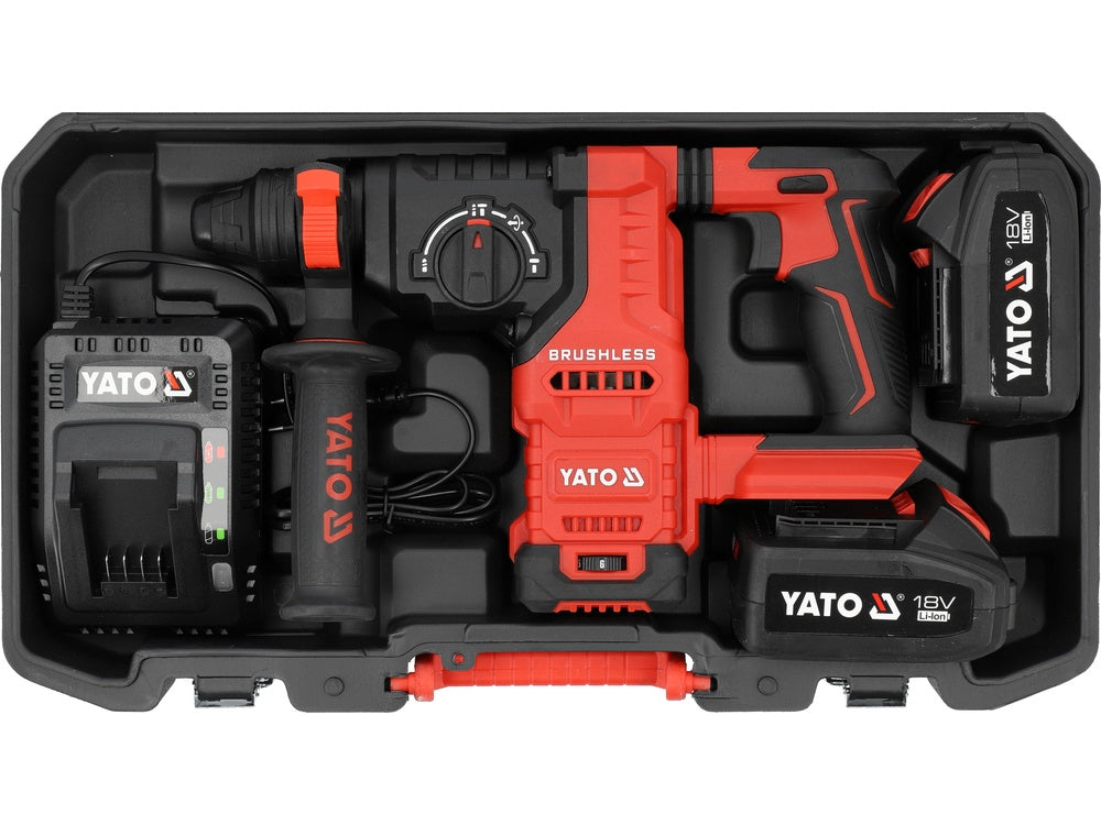 Аккумуляторный перфоратор | SDS PLUS с 2 x 4 Ah батареями