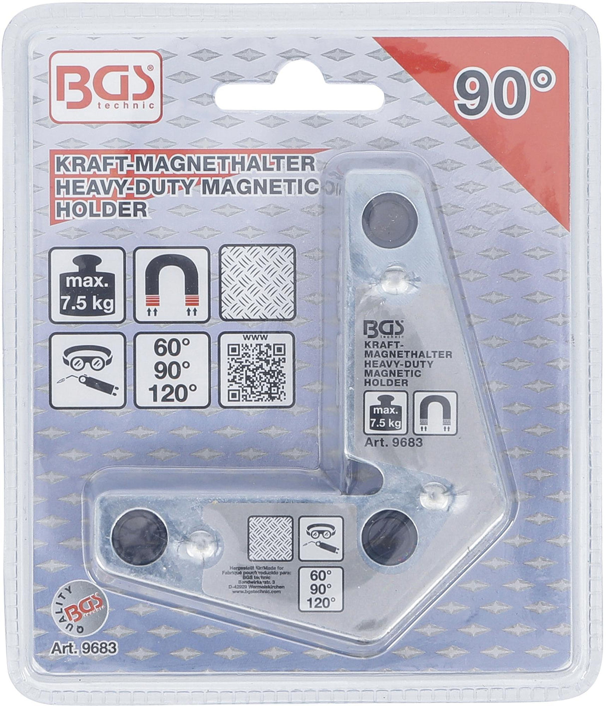 Magnetinis laikiklis suvirinimo darbams | Tipas L (9683)