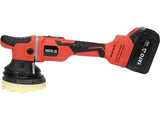 Akumuliatorinis poliruoklis bešepetėlinis | ekscentrinis | 125 mm | 18 V | 6,0 Ah (YT-82924)