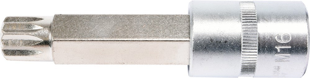 Antgalis įpresuotas į galvutę 1/2", M16 x 100mm (YT-04356)