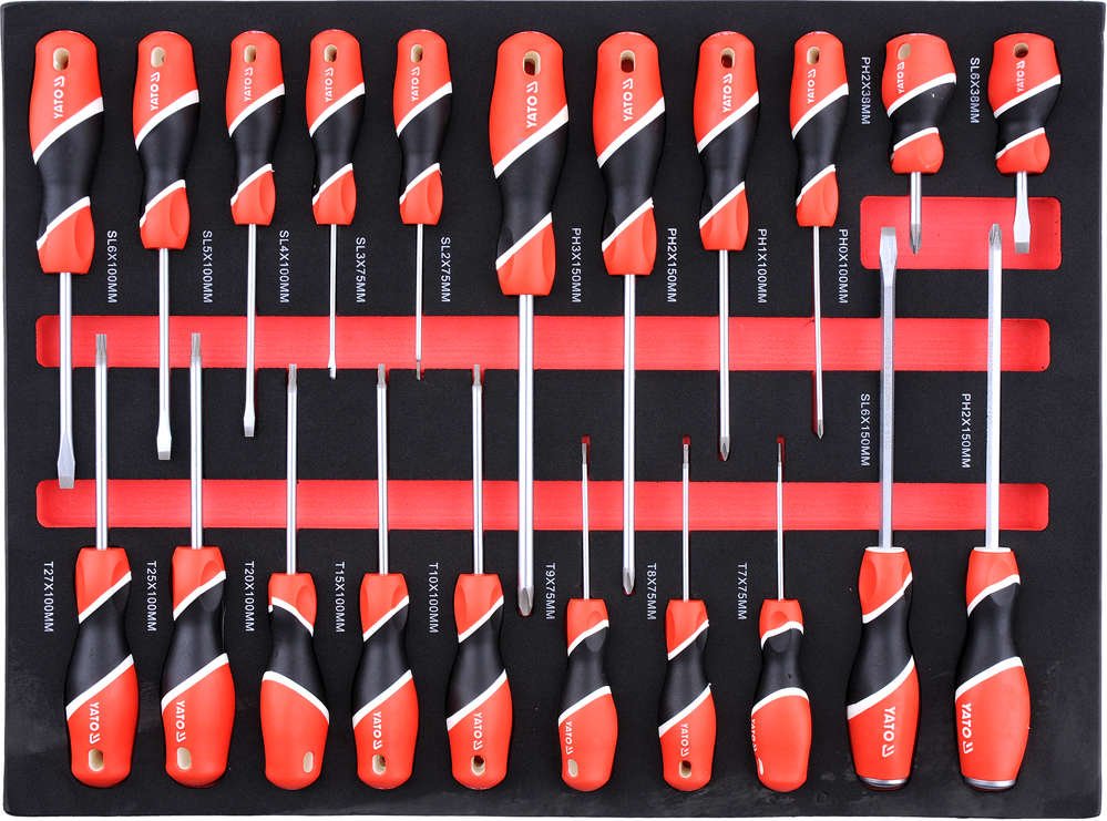 Profesionali įrankių spintelė | 211 įrankių | 7 stalčiai (YT-55290)