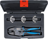 Replės jungčių užspaudimui / Gofravimo žnyplės | saulės kolektorių jungtims MC3 / MC4 / Tyco | 4 vnt. (70003)