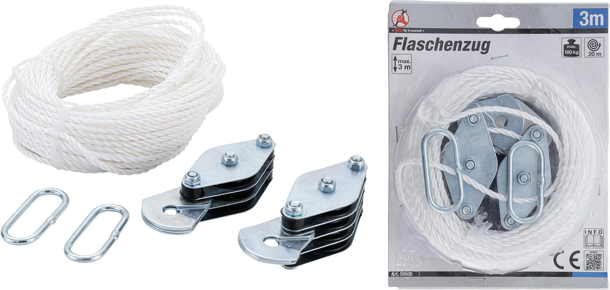 PULLEY BLOCK | 180 KG (59505)