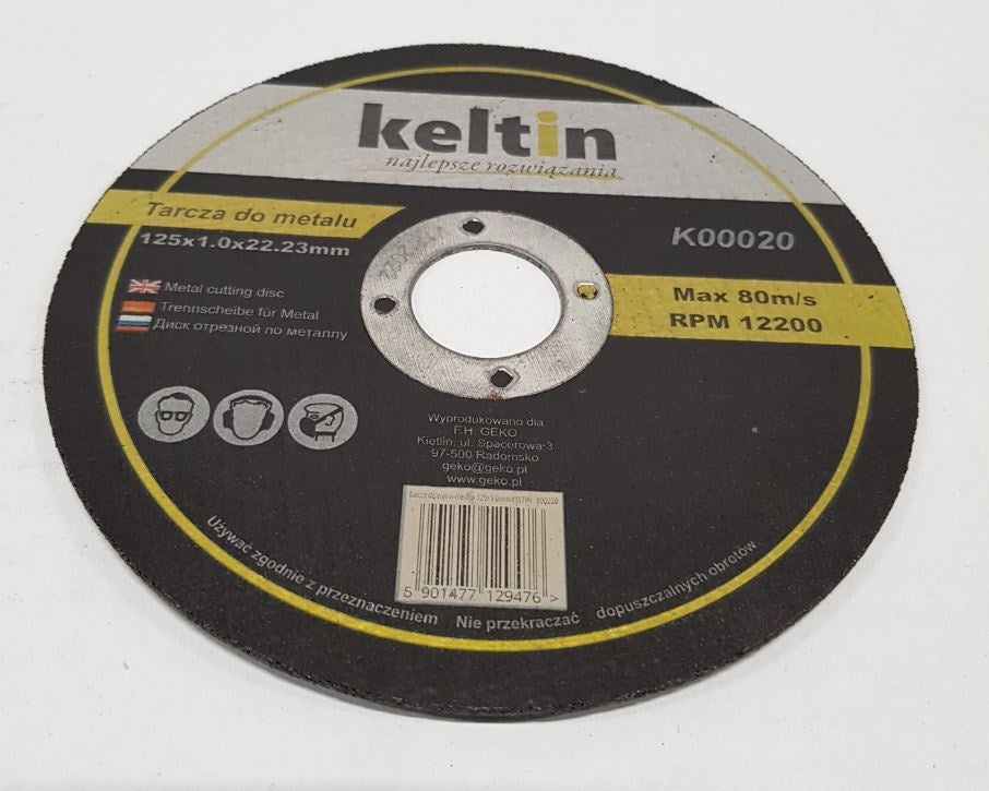 Pjovimo diskas metalui | 125x1.0x22,23 (B00020)