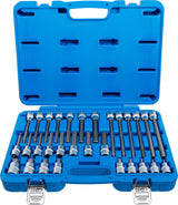 Įpresuotų antgalių rinkinys | 12,5 mm (1/2") | vidinis šešiakampis hex | 30 vnt. (5181)