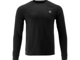 Marškinėliai ilgomis rankovėmis | juodi | 100% medvilnė | L dydis (YT-78832)