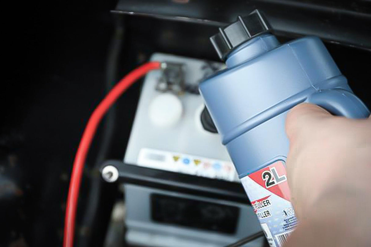 Akumuliatoriaus baterijų pildymo indas | 2 litrai (9926)