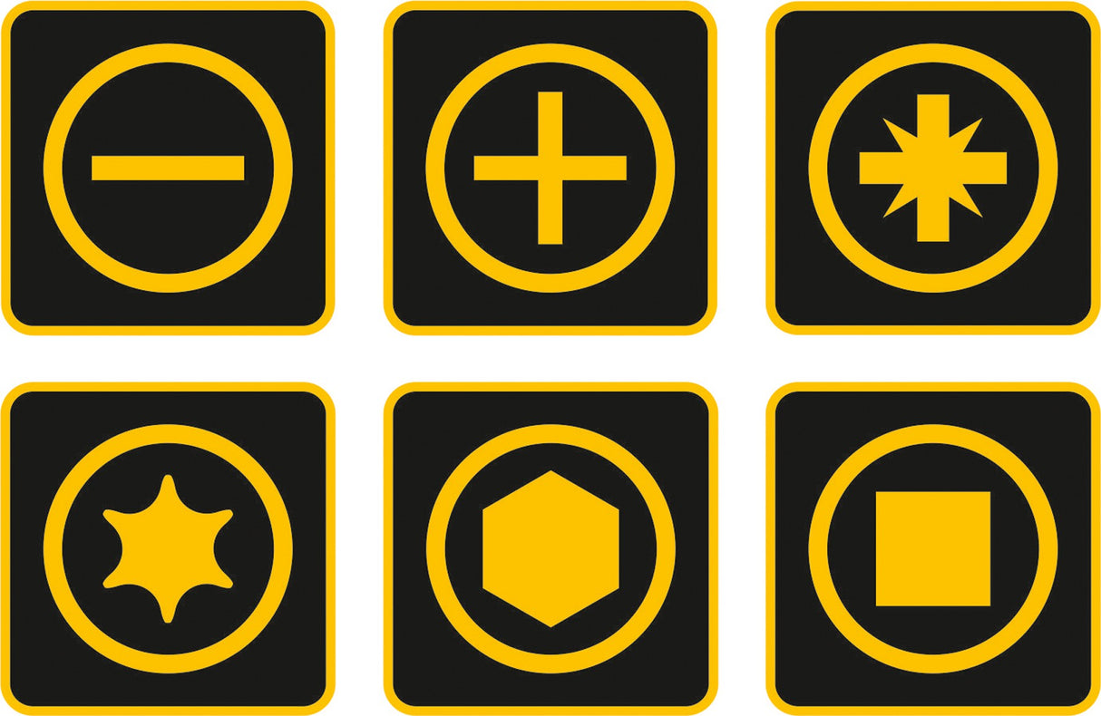 Antgalių rinkinys su reversine rankena | 41 vnt. (64385)