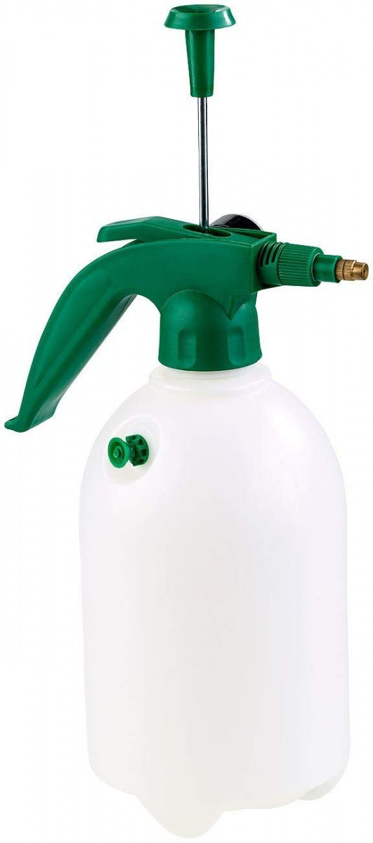 Rankinis purkštuvas su manometru | vožtuvas | plieninė pompa | 2 L (PS02G)