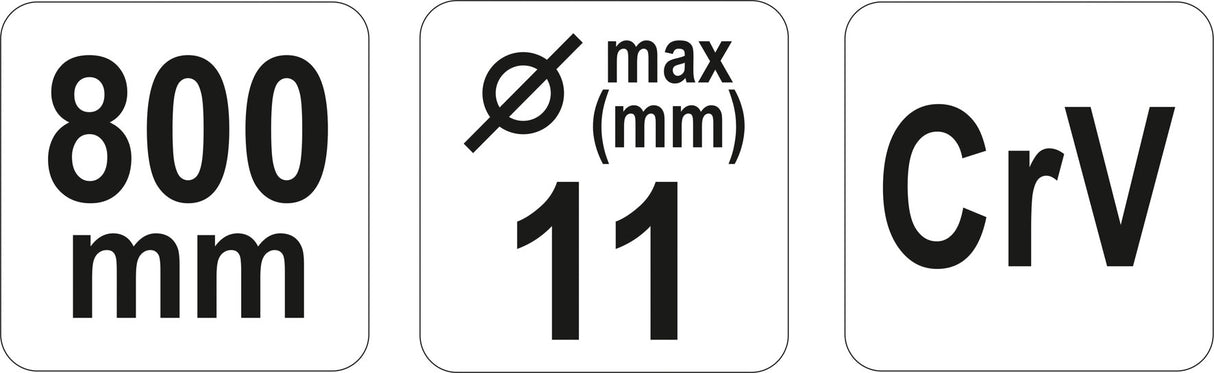 Žirklės armatūrinei vielai | 800 mm (YT-18400)