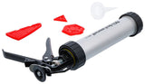 Aliumininis hermetiko pistoletas | su siūlių formavimo įrankių rinkiniu | 5 vnt (90111)