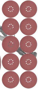 Šlifavimo popierius (velcro) žirafai | su skylėm | 225 mm / P150 | 10 vnt. (PD225150S)