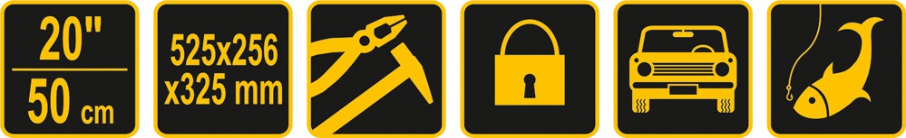 Įrankių dėžė plastikinė | 20" (78814)