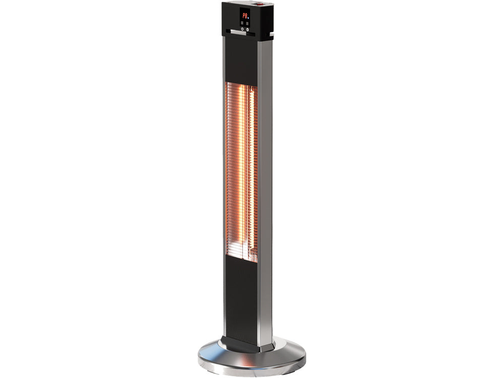 Infraraudonųjų spindulių šildytuvas | mobilus | 2000W | su pultu (68791)
