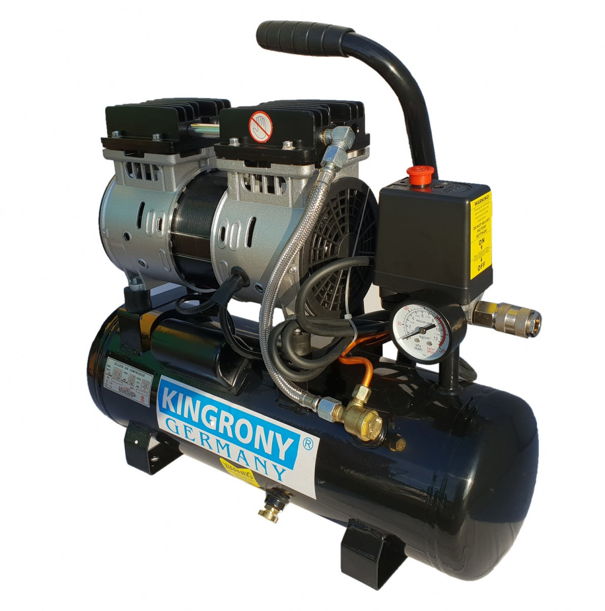 Oro kompresorius tylus | betepalinis | 9L/0.9HP/110L/min (LXU-5508L)