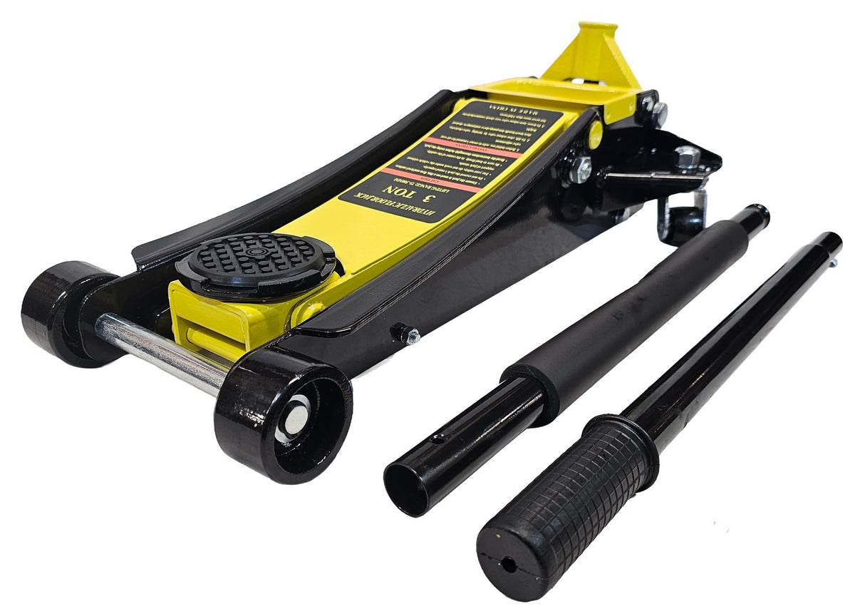 Domkratas ant ratukų | hidraulinis | žemo profilio / dvigubas stūmoklis | 73-500 mm | 3 t. (LFJ35-L)