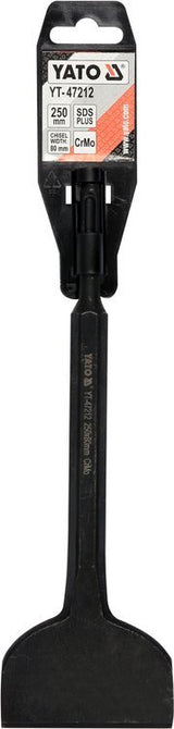 Kaltas plokščias | SDS PLUS/CrMo | Glazūrai ir tinkui | 80 mm plotis (YT-47212)