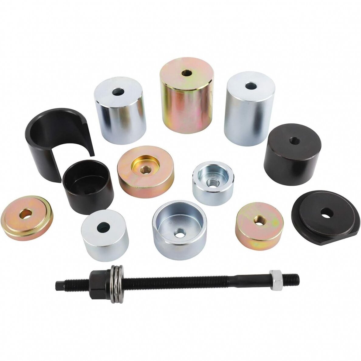 Guolių ir sailetblokų presavimo įrankiai | BMW E36/46, E38/39, E60/61, E31, E90/91 (SK928001)