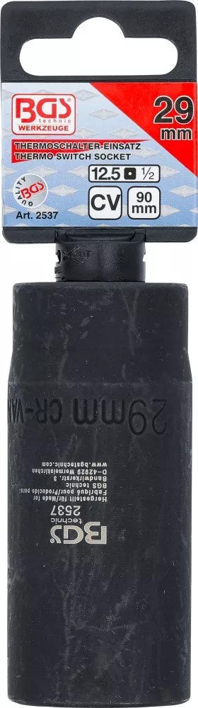 Galvutė termo movai | 12,5 mm (1/2") | 29 mm (2537)