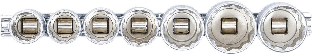 Galvučių rinkinys 12 kampų | 12,5 mm (1/2") | 20 - 32 mm | 7 vnt. (9109)