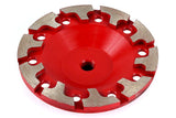 Deimantinis šlifavimo diskas | lėkštės tipo | T-formos eilė | M14x125 mm (TF0125)