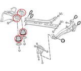 Presavimo rinkinys nepriklausomos pakabos traukėms | Opel Vectra (8875)