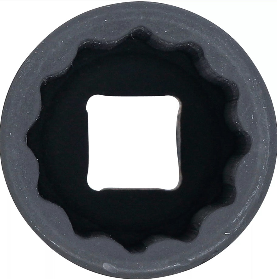 Удлинённая ударная тонкостенная головка 12-гранная | 12,5 mm (1/2") | 27 mm
