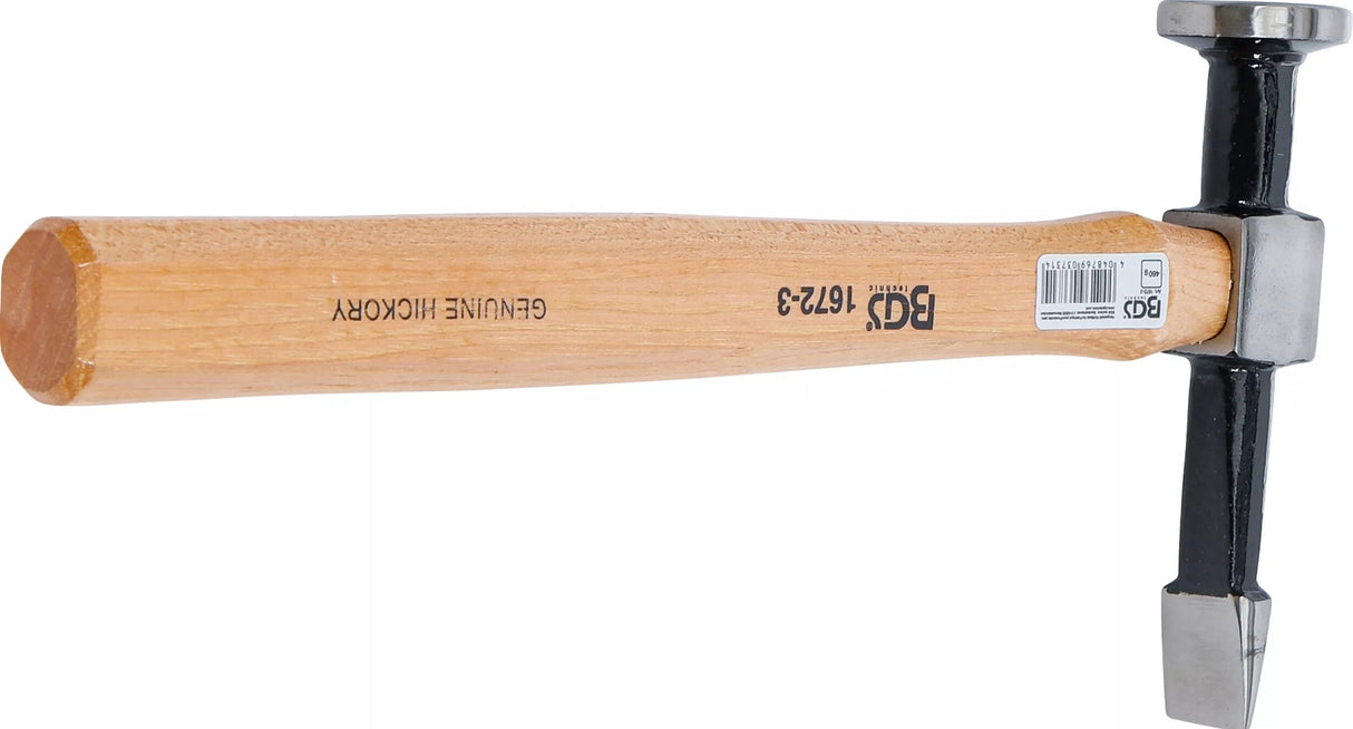 Kėbulo plaktukas | apvali, plokščia galva  / tiesus horizontalus galiukas (1672-3)