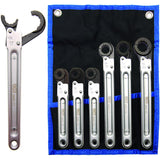 Užmetamų atidaromų terkšlinių raktų rinkinys | 6 vnt. (8665)