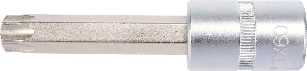 Antgalis įpresuotas į galvutę 1/2", S2, 100 mm, T60 (YT-04328)