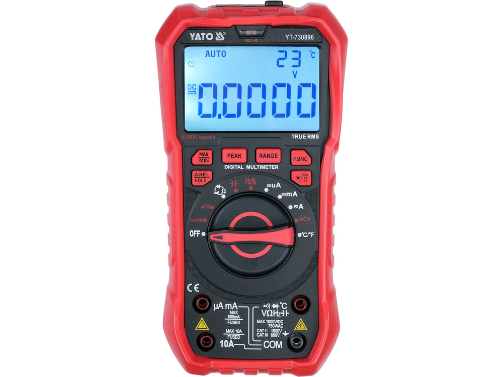 Skaitmeninis multimetras TRUE RMS LCD 60000 (YT-730896)