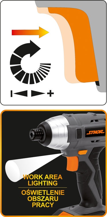 Akumuliatorinis suktukas | LI-ION, 18V, 1,3AH (78961)