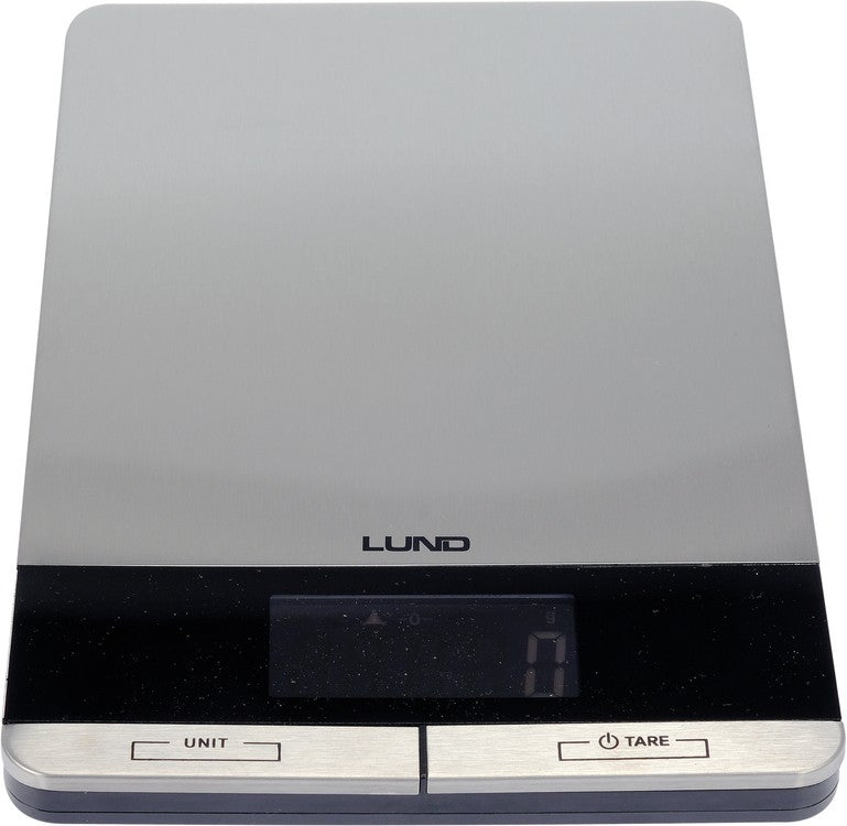 Virtuvinės svarstyklės | nerūdijantis plienas | 15 X 22,5 X 1,5 cm (68362)