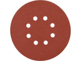 Šlifavimo popierius {velcro) | 8 skylės | 150 mm / P220 | 50 vnt. (YT-834598)