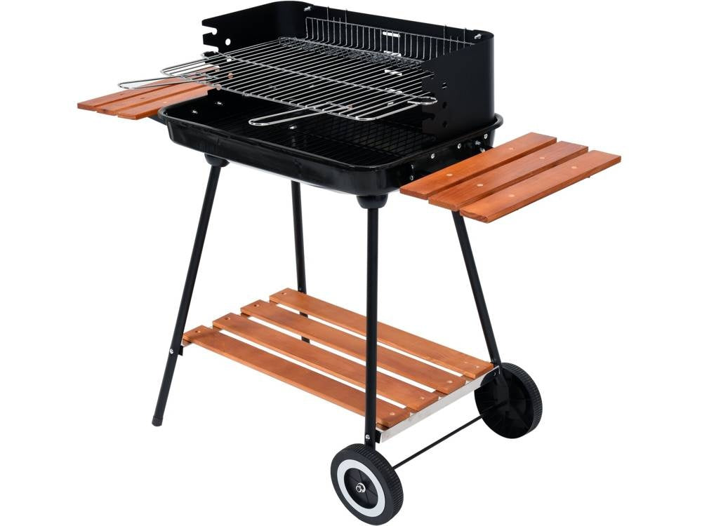 Lauko kepsninė / grilis | su lentynomis | 53X33 cm (99589)