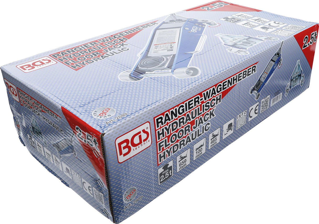 Donkratas | hidraulinis | Aliuminio ir plieno konstrukcija | 2,5 t (2889)