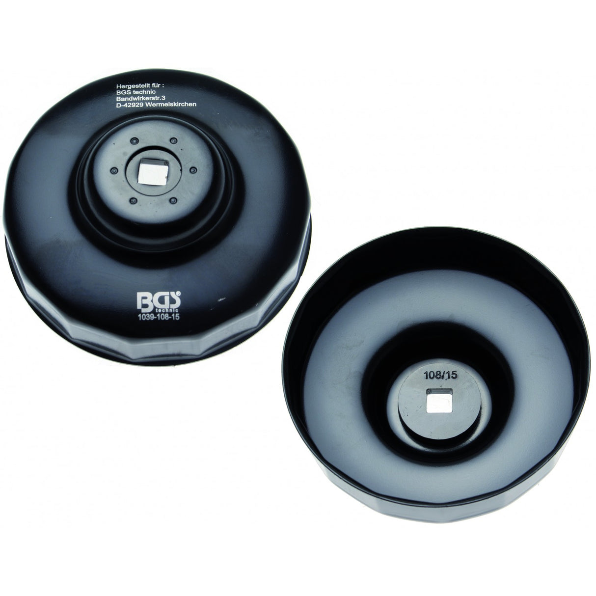 Lėkštelė tepalo filtrui Volvo 108 mm x P15 (1039-108-15)