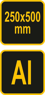 Stovas trikojis | aliuminis | 0,25 m - 0,5 m (18021)