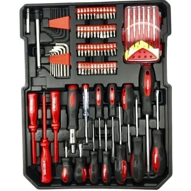 TOOL SET IN ALUMINUM CASE | WITH WHEELS | 187 PCS. (SK58280)