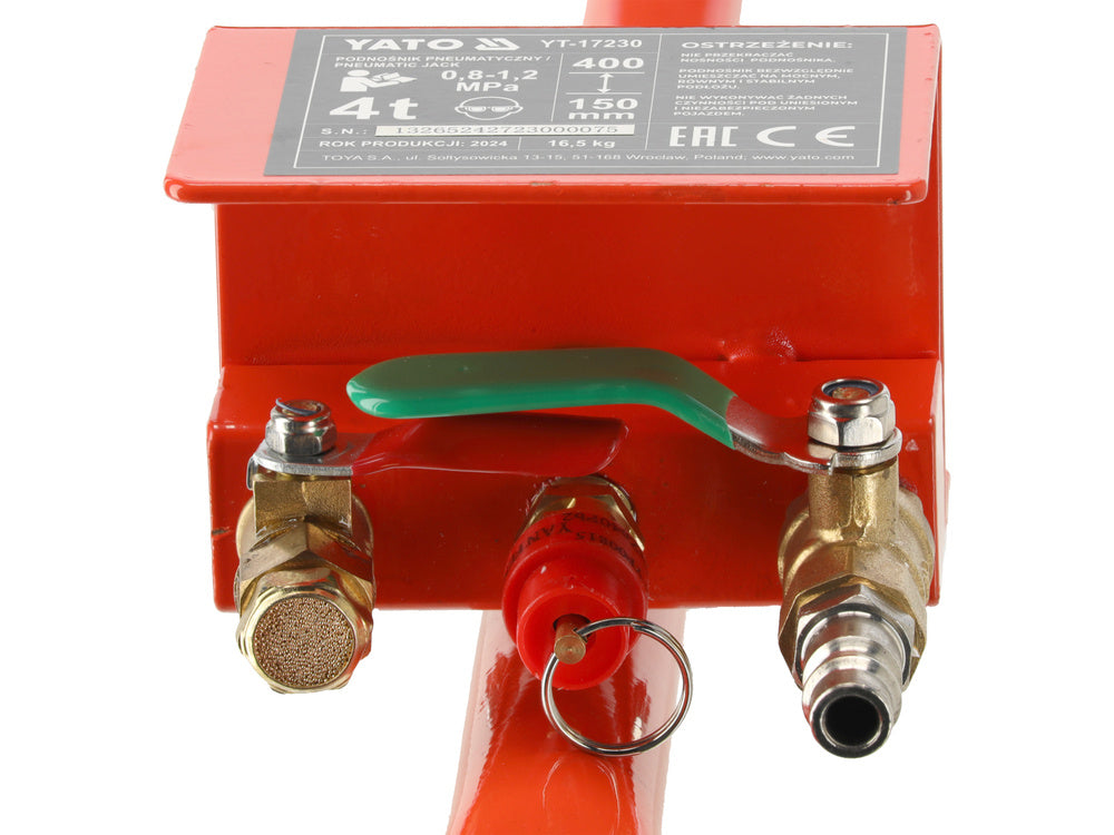 Domkratas pneumatinis | su 3 oro pagalvėmis | 4.0 t (YT-17230)