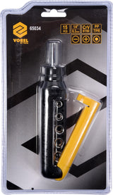 Набор бит с реверсивной отвёрткой | 15 шт.