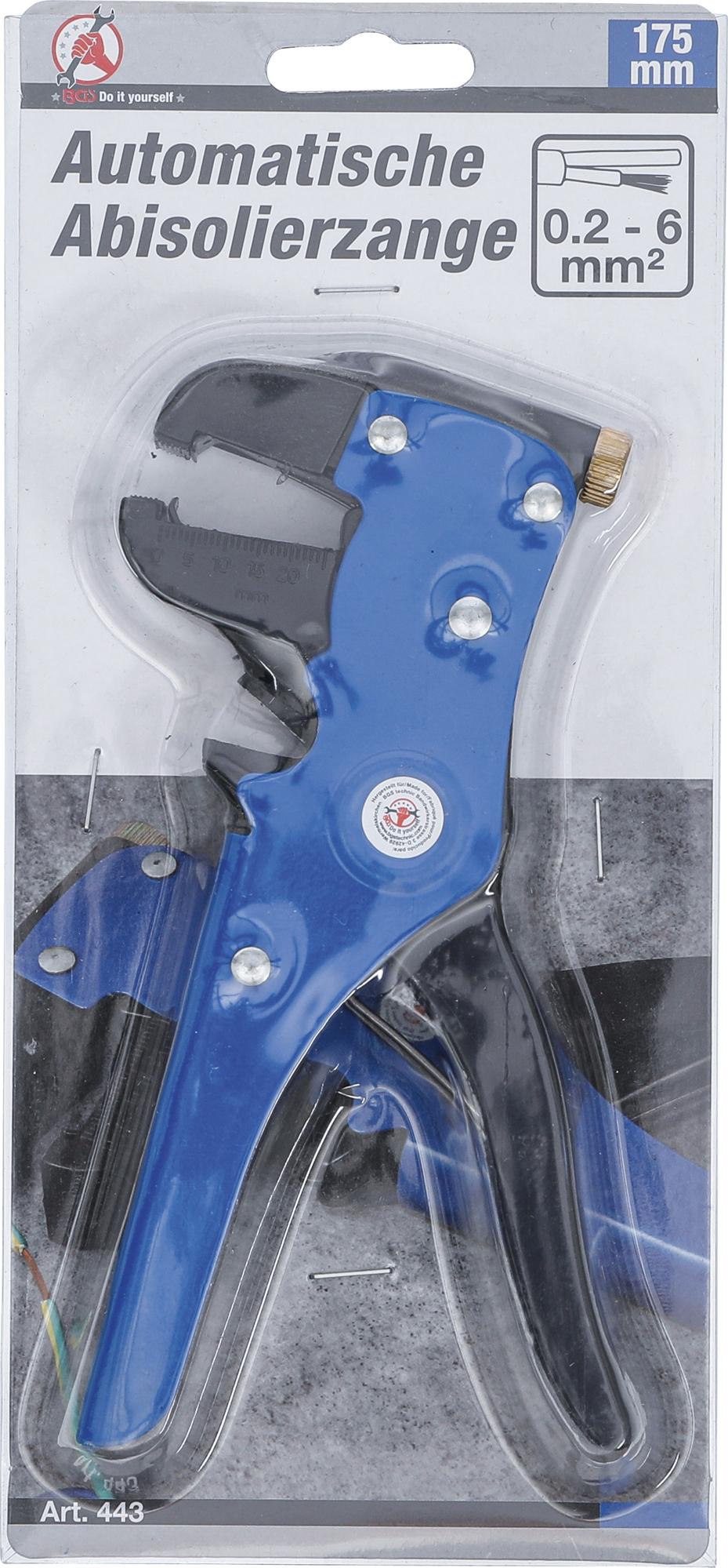 Replės laidų nužievinimui | 0,2-6 mm² | 175 mm (443)