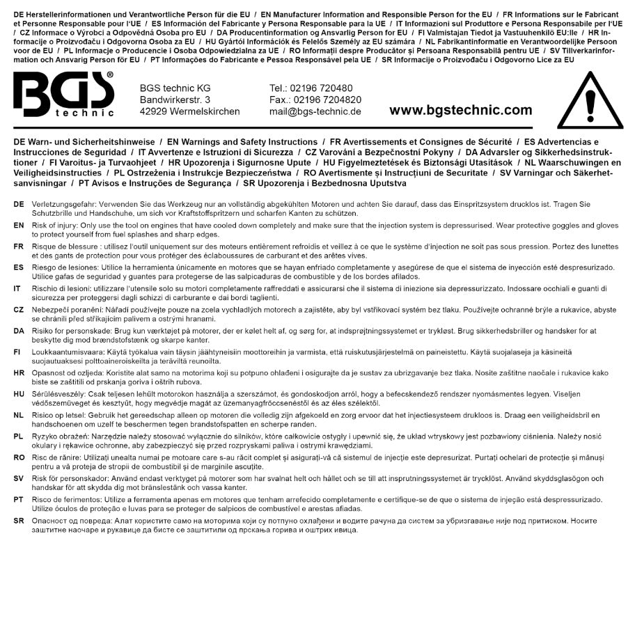 Purkštukų iškalimo auselė / kablys | iš BGS 62635 (62635-1)