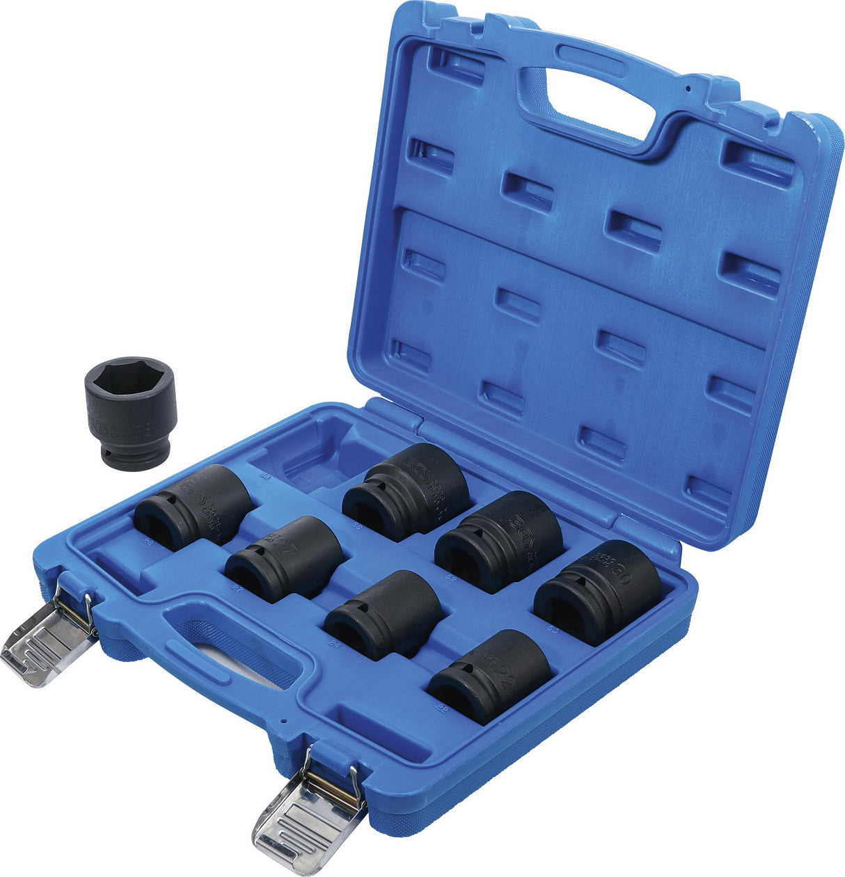 Smūginių galvučių rinkinys | 20 mm (3/4") | 22 - 38 mm | 8 vnt. (5240)
