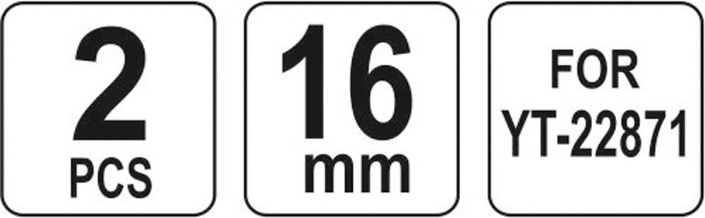 Atsarginiai peiliai hidraulinėms žirklėms YT-22871 (YT-22874)