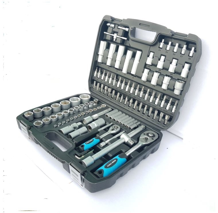 Įrankių rinkinys | 6.3 mm (1/4") + 12.5 mm (1/2") | 108 vnt. (ES78108)