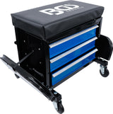 Mechaniko kėdutė | su 3 stalčiais (2859)