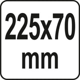 Pistoletas hermetikui | sustiprintas | 225 X 70 mm (YT-67560)